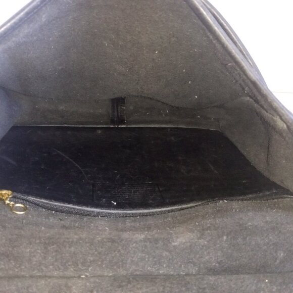 Iconic COACH Vintage 9927 WILLIS Messenger Bag Black Leather 2003 - Picture 15 of 16